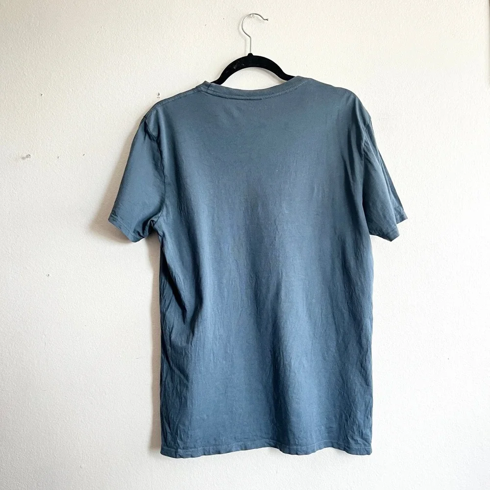 Everlane Mens Size‎ Medium Blue Crew Neck T-Shirt 100% Cotton - Picture 2 of 5